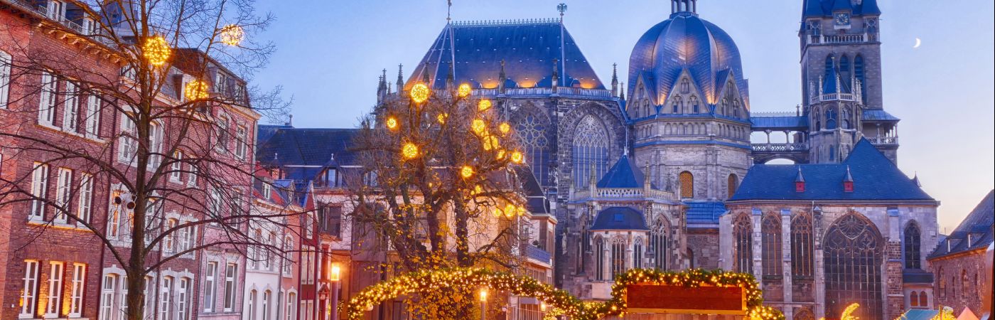 Marché de Noël à Aix-la-Chapelle.