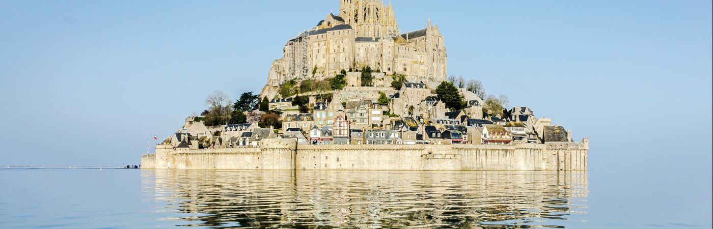 le Mont saint-Michel à marée haute