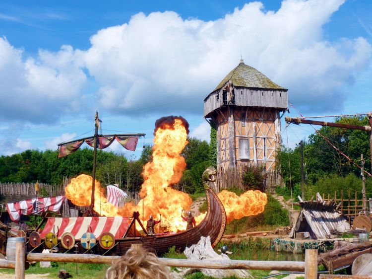 Spectacle "les Vikings" au Puy du Fou