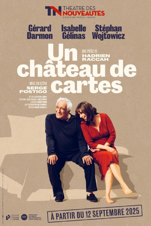 Spectacle "Un Château de cartes" au Théâtre des Nouveautés