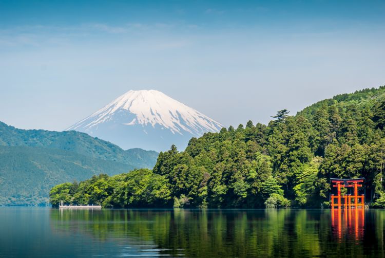 Lac Ashi et le mont Fuji
