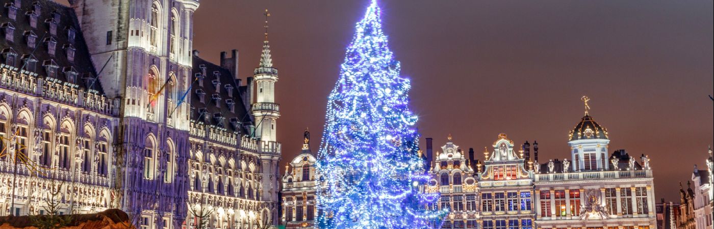 Grand Place de Bruxelles à Noël